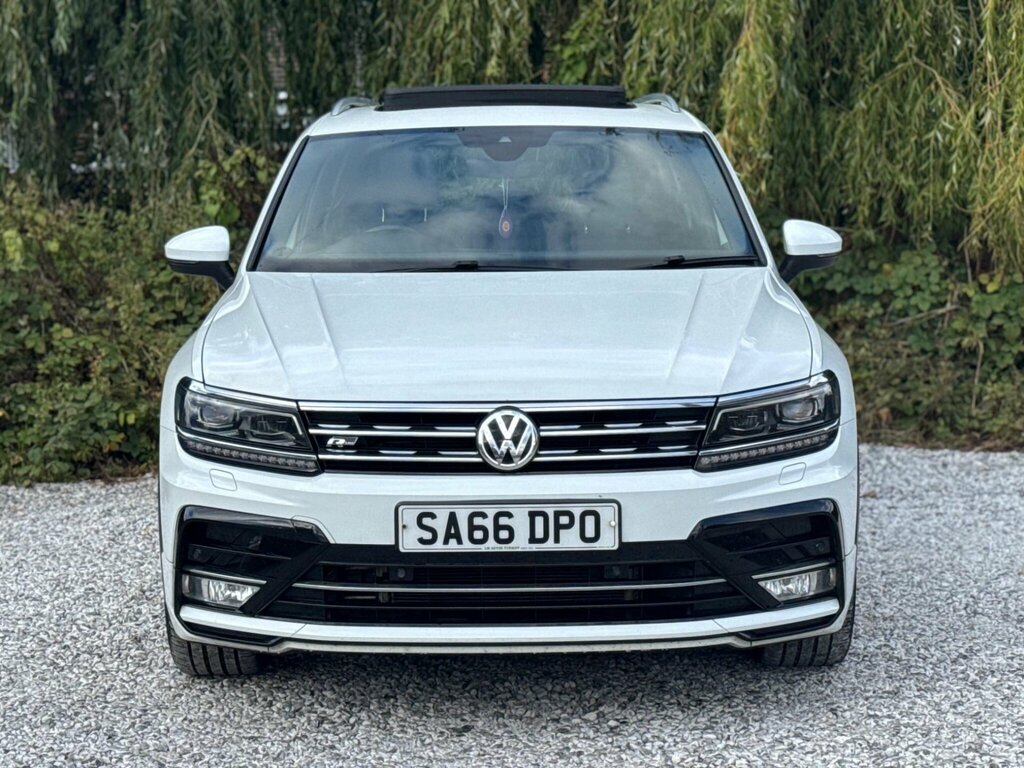 Volkswagen Tiguan 2.0 Tdi Bluemotion Tech R-line Dsg 4Motion Euro 6 White #4