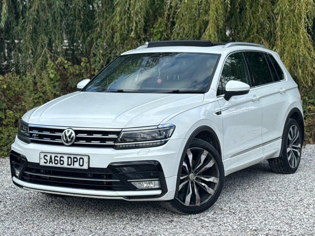 Volkswagen Tiguan 2.0 Tdi Bluemotion Tech R-line Dsg 4Motion Euro 6 White #2