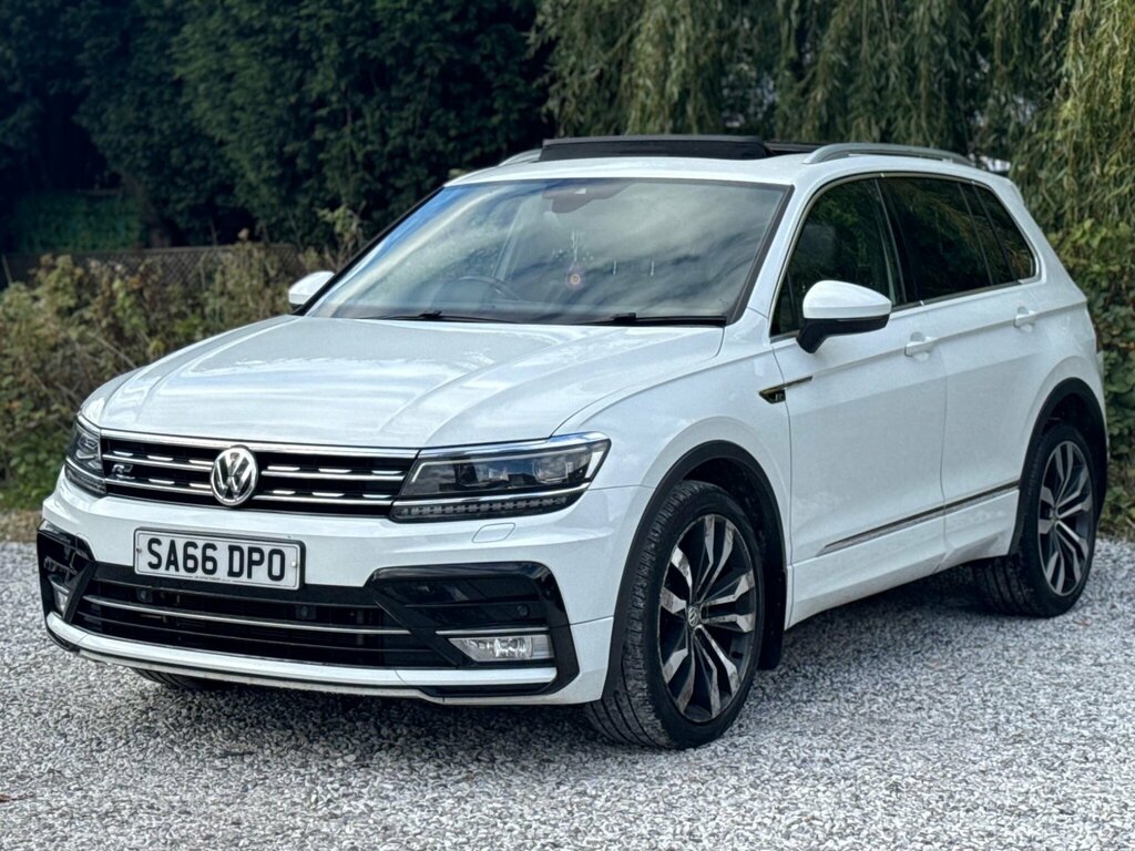 Volkswagen Tiguan 2.0 Tdi Bluemotion Tech R-line Dsg 4Motion Euro 6 White #5