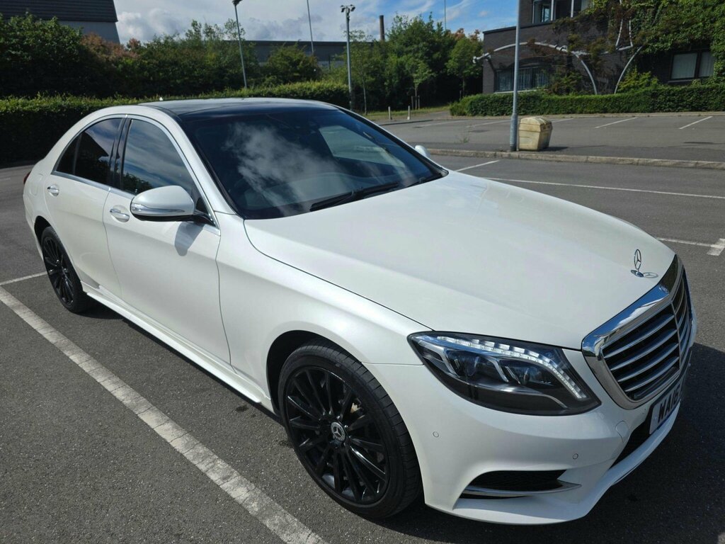 Mercedes-Benz S Class 3.0 S350d V6 Amg Line G-tronic Euro 6 Ss White
