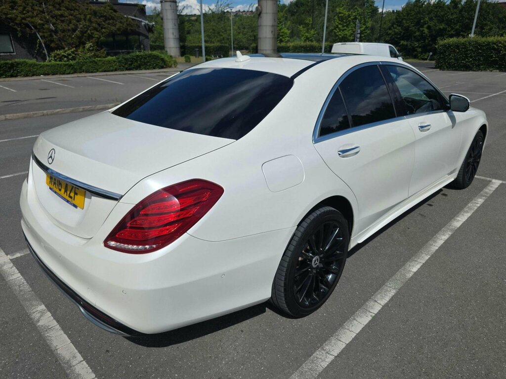 Mercedes-Benz S Class 3.0 S350d V6 Amg Line G-tronic Euro 6 Ss White #3