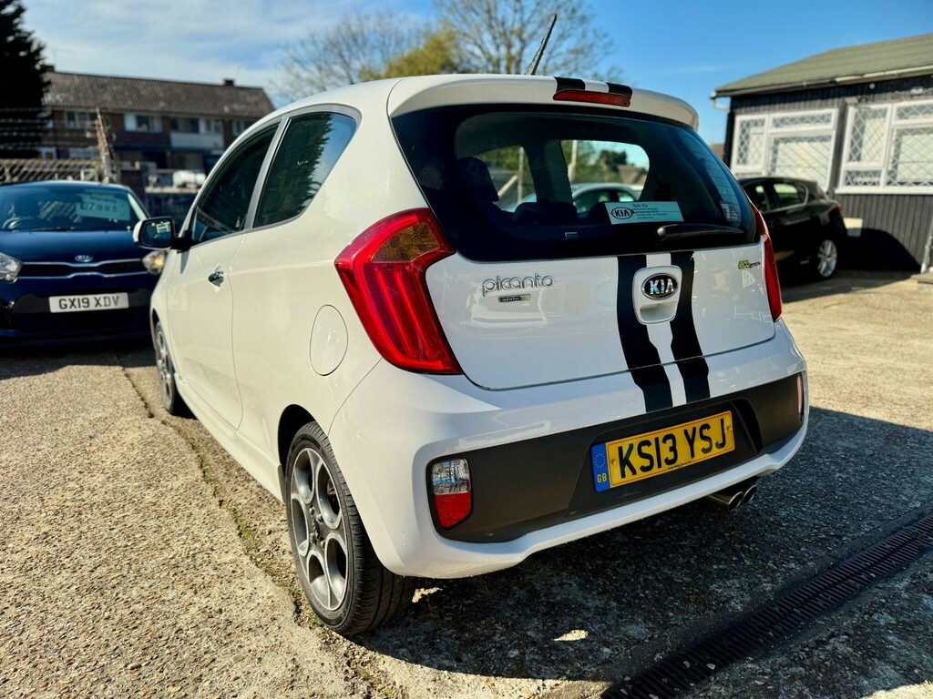 Kia Picanto Hatchback KS13YSJ White #4