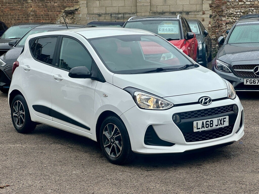 Hyundai I10 Hatchback LA68JXF White #5