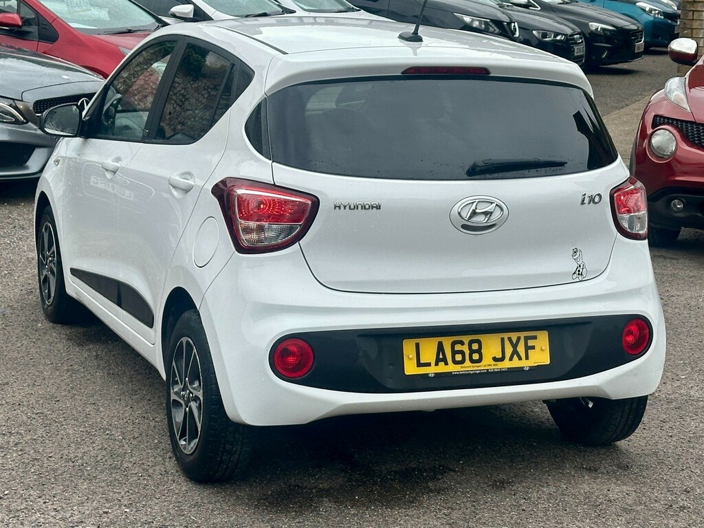 Hyundai I10 Hatchback LA68JXF White #4