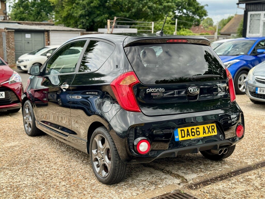 Kia Picanto Hatchback Black #4