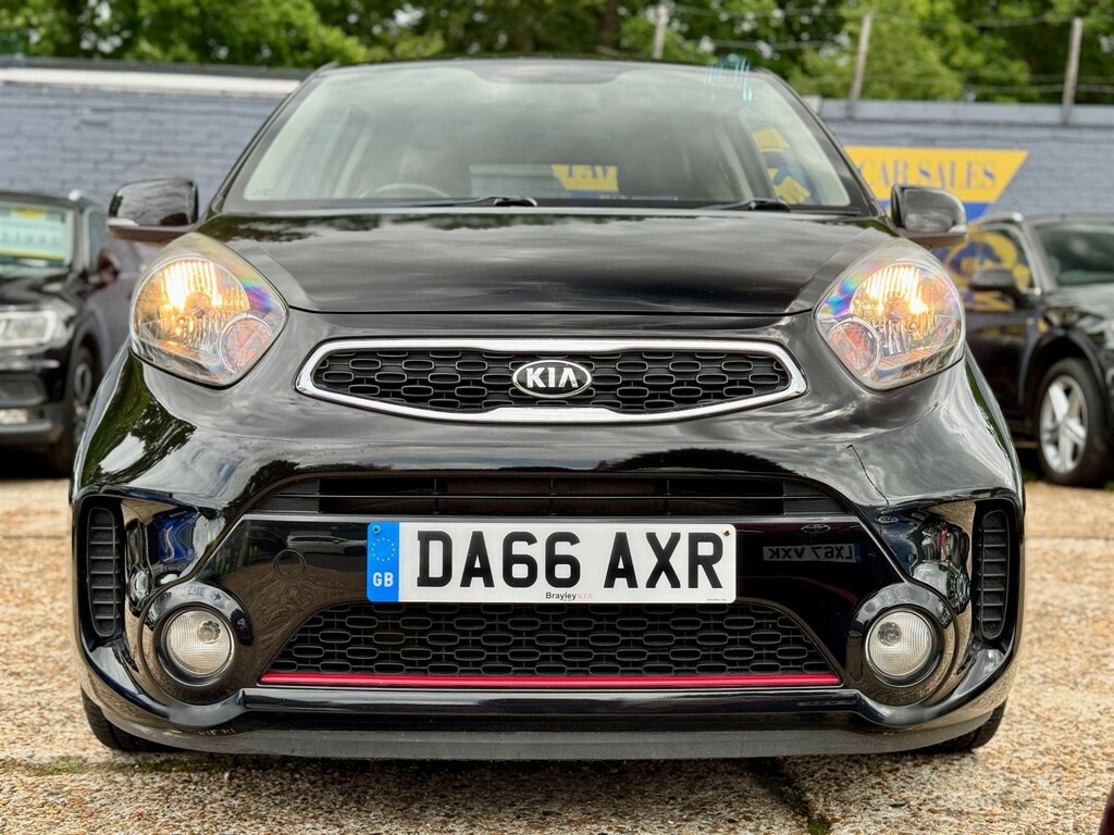 Kia Picanto Hatchback Black #2