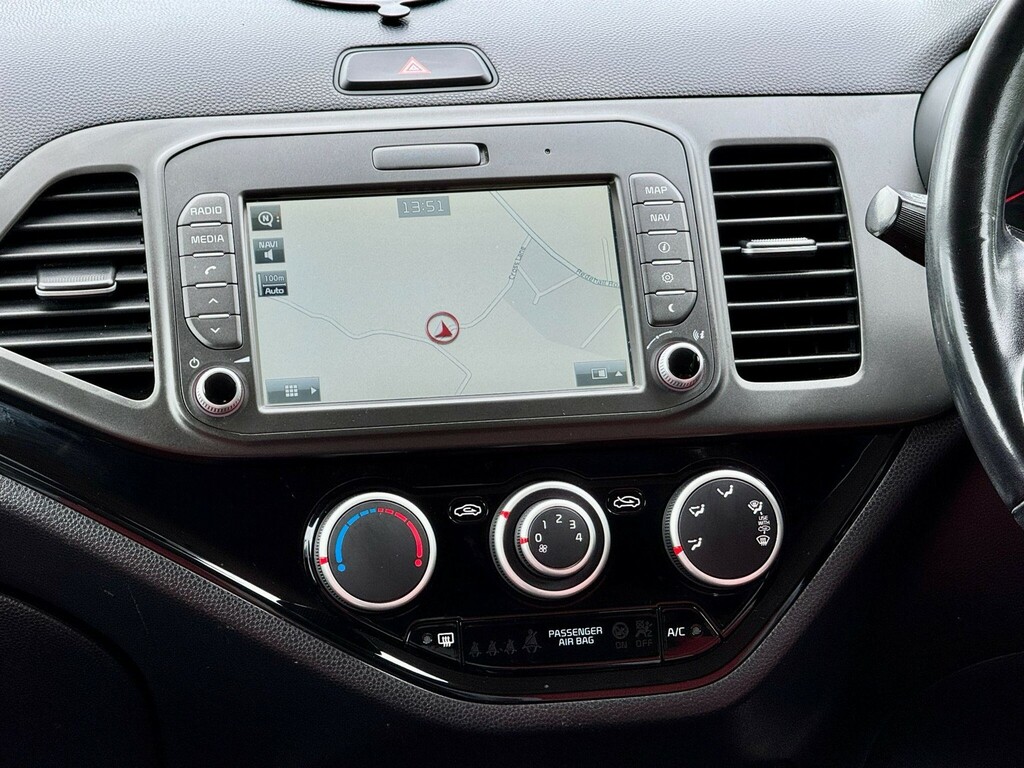 Kia Picanto Hatchback 1.0 1 Air Euro 6 201666 Black #38