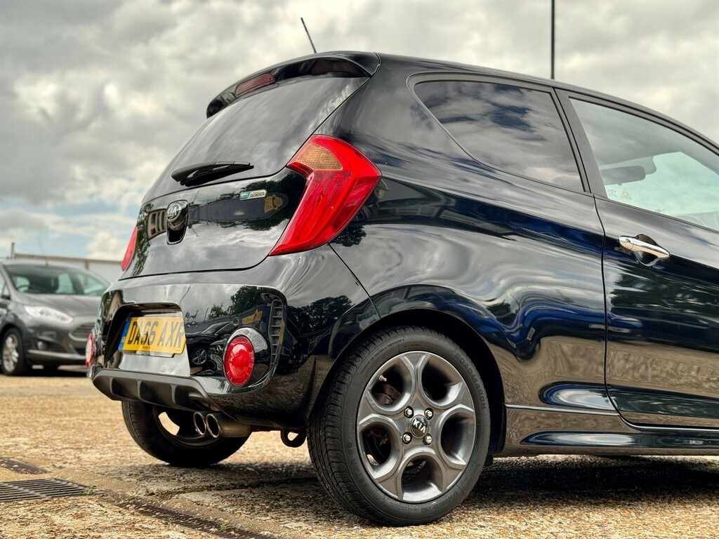 Kia Picanto Hatchback 1.0 1 Air Euro 6 201666 Black #12