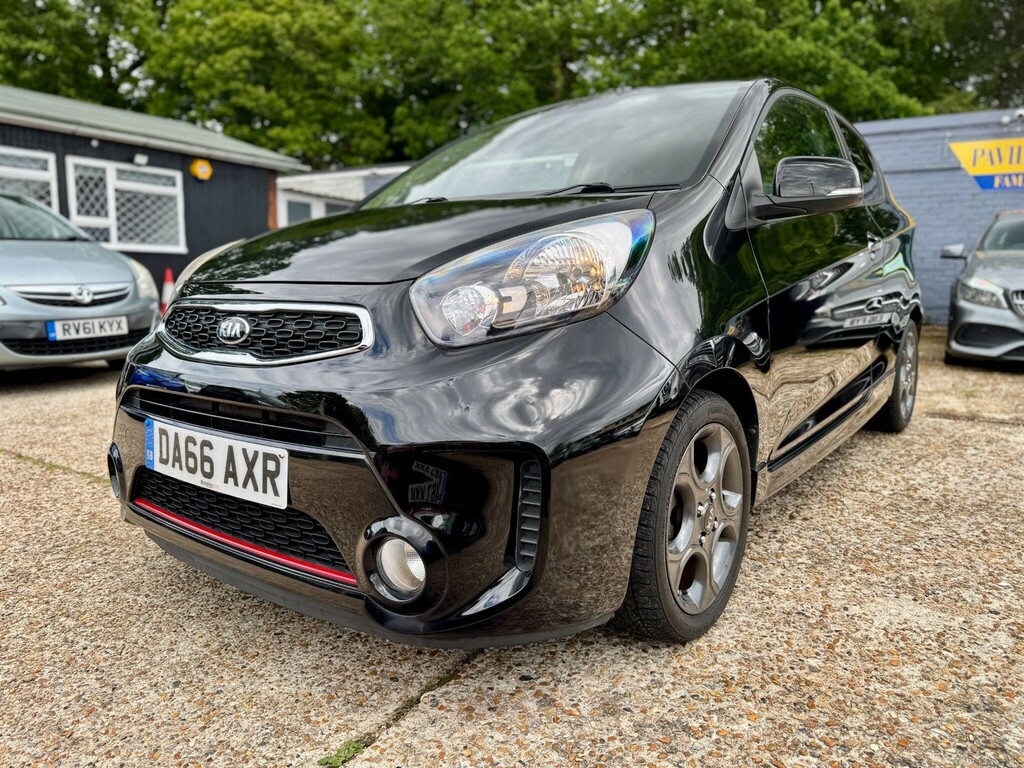 Kia Picanto Hatchback Black #3