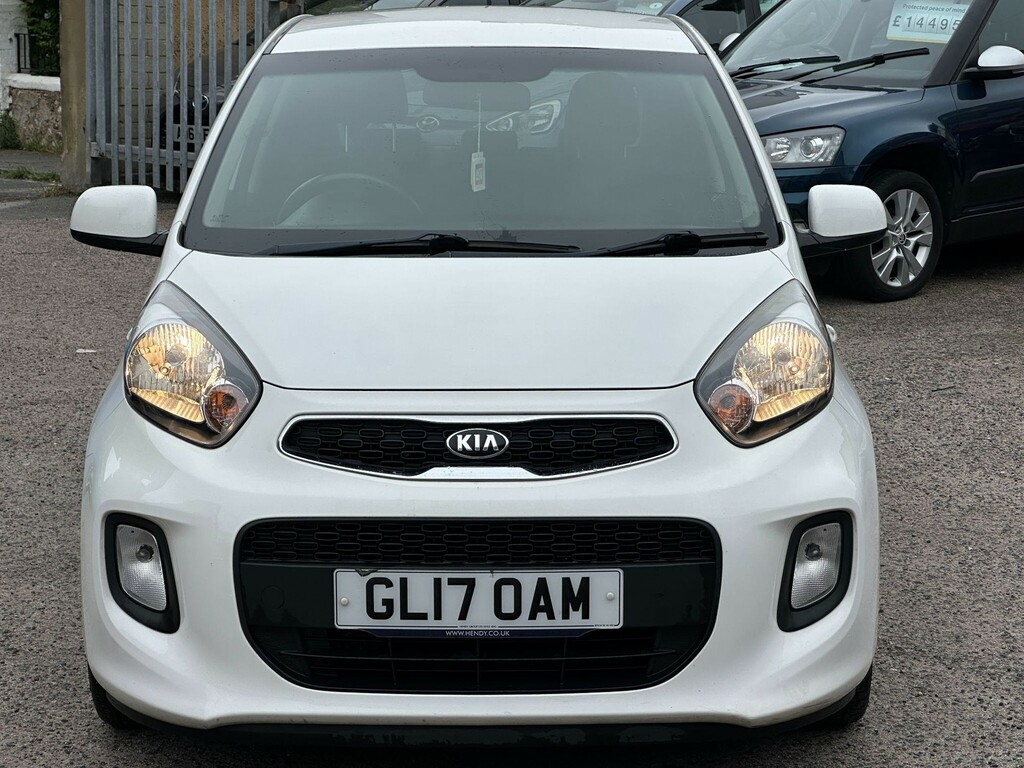 Kia Picanto Hatchback White #2