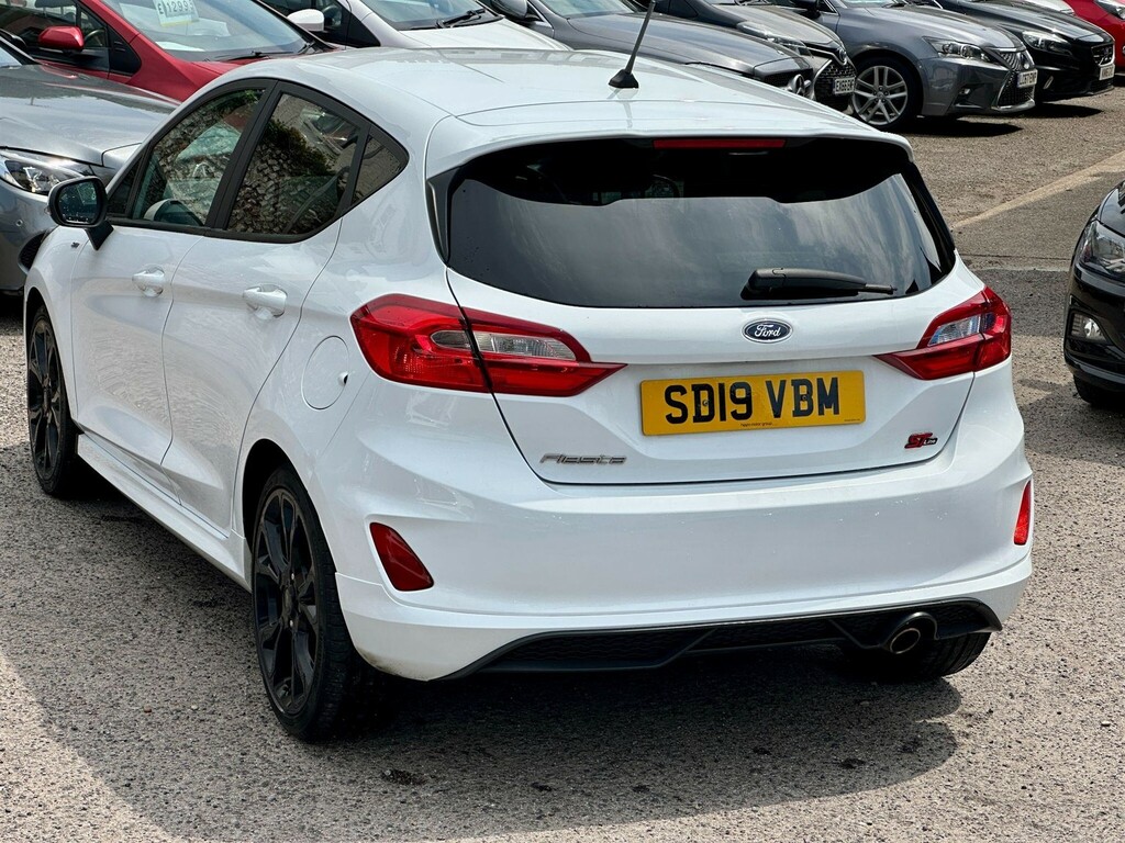 Ford Fiesta St-line SD19VBM White #4