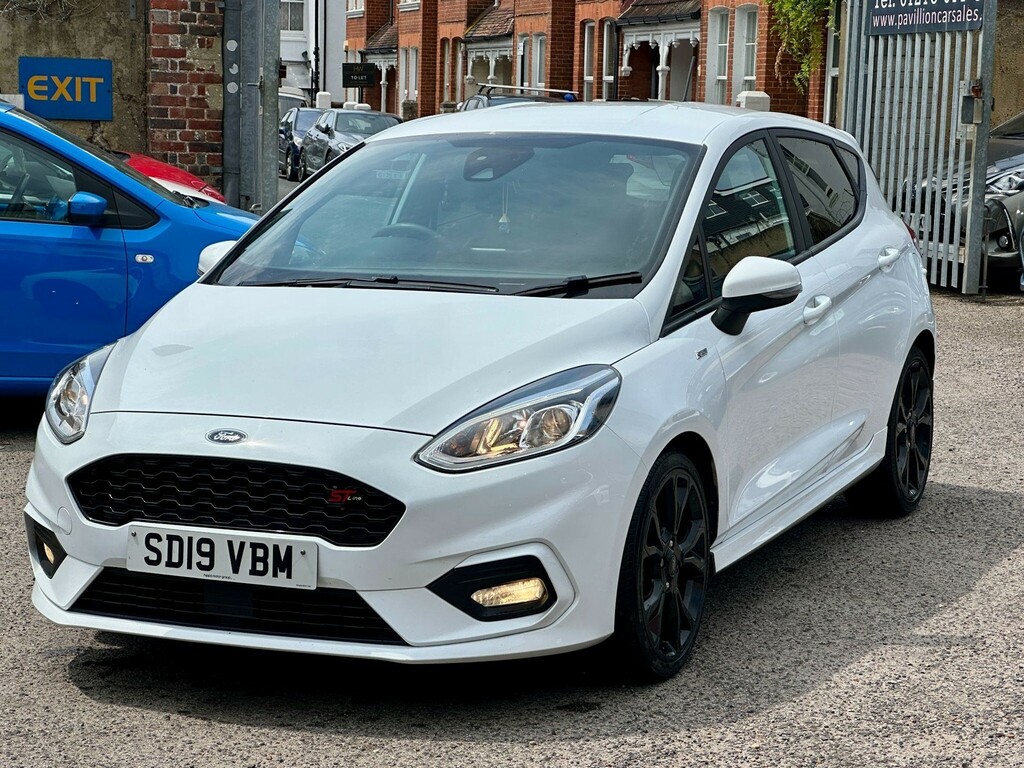 Ford Fiesta St-line SD19VBM White #3