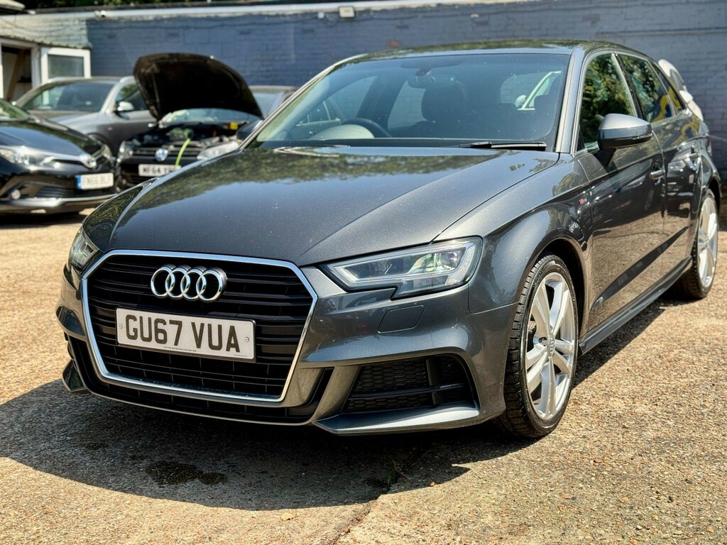 Audi A3 Tdi S Line GU67VUA Grey #3