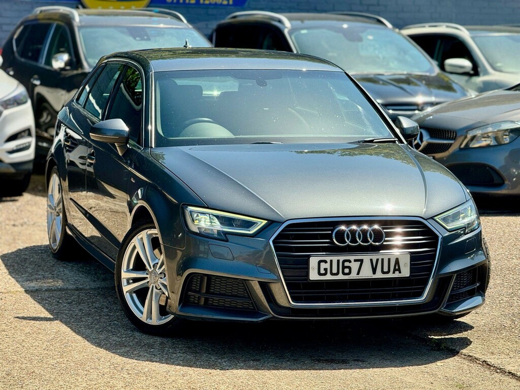 Audi A3 Tdi S Line GU67VUA Grey #6