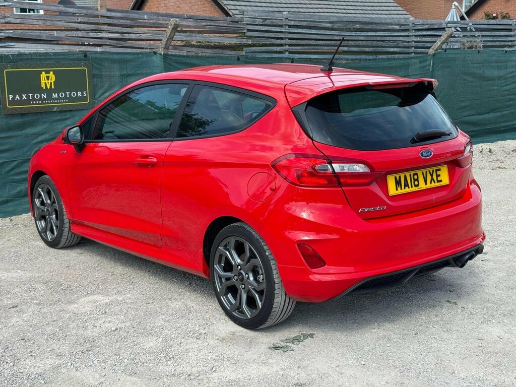 Ford Fiesta Hatchback 1.0T Ecoboost St-line Euro 6 Ss MA18VXE Red #4