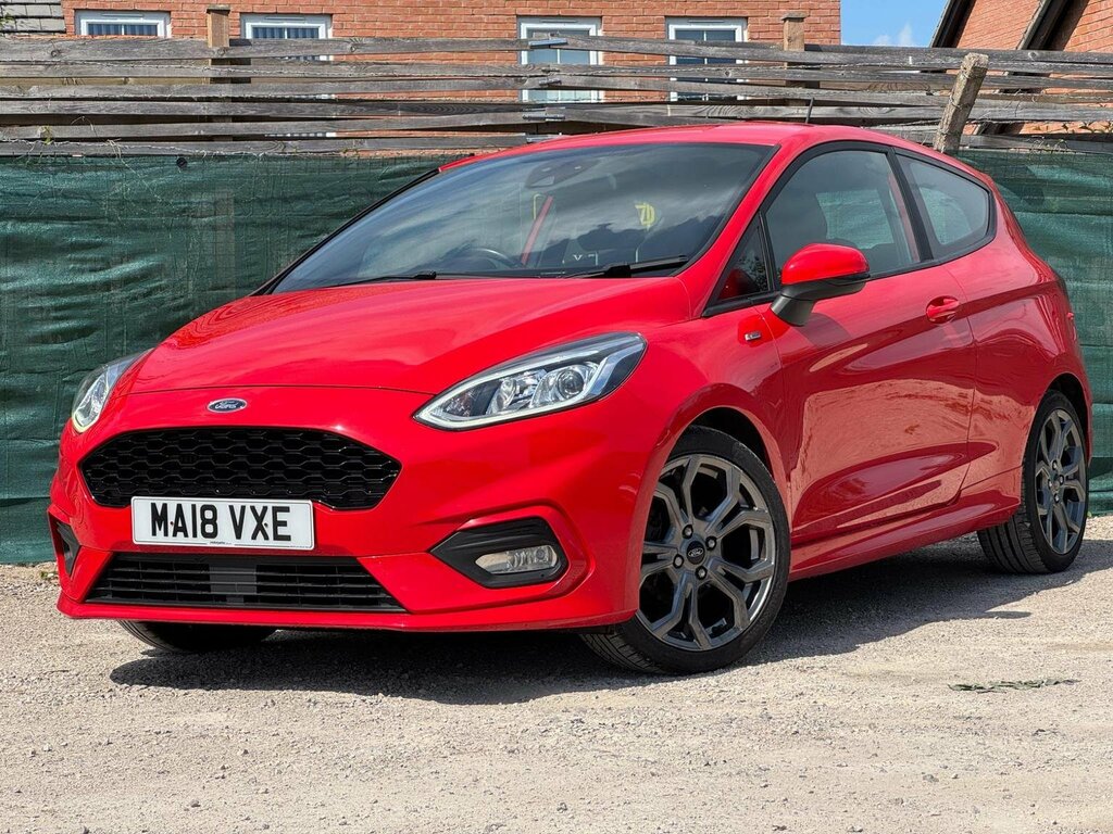 Ford Fiesta Hatchback 1.0T Ecoboost St-line Euro 6 Ss MA18VXE Red #3