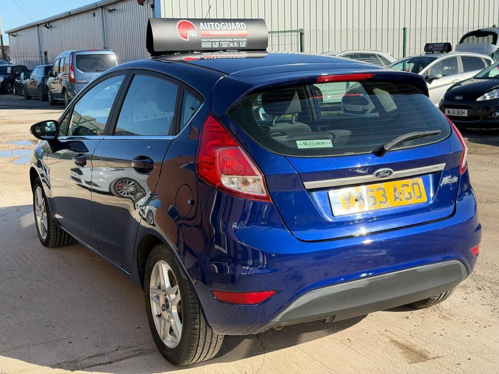 Ford Fiesta Hatchback 1.6 Zetec Powershift Euro 5 201463 YM63AGO Blue #4
