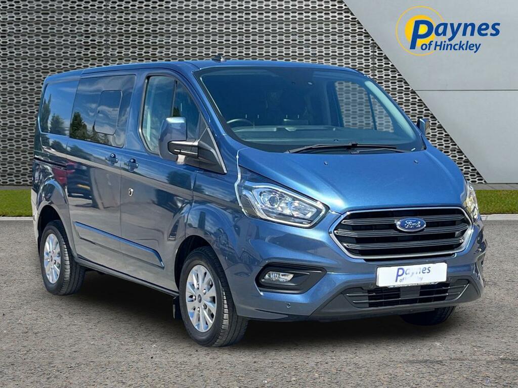 Ford Transit Custom 2.0 300 Ecoblue Limited Crew Van L1 H1 Euro 6 Ss Blue