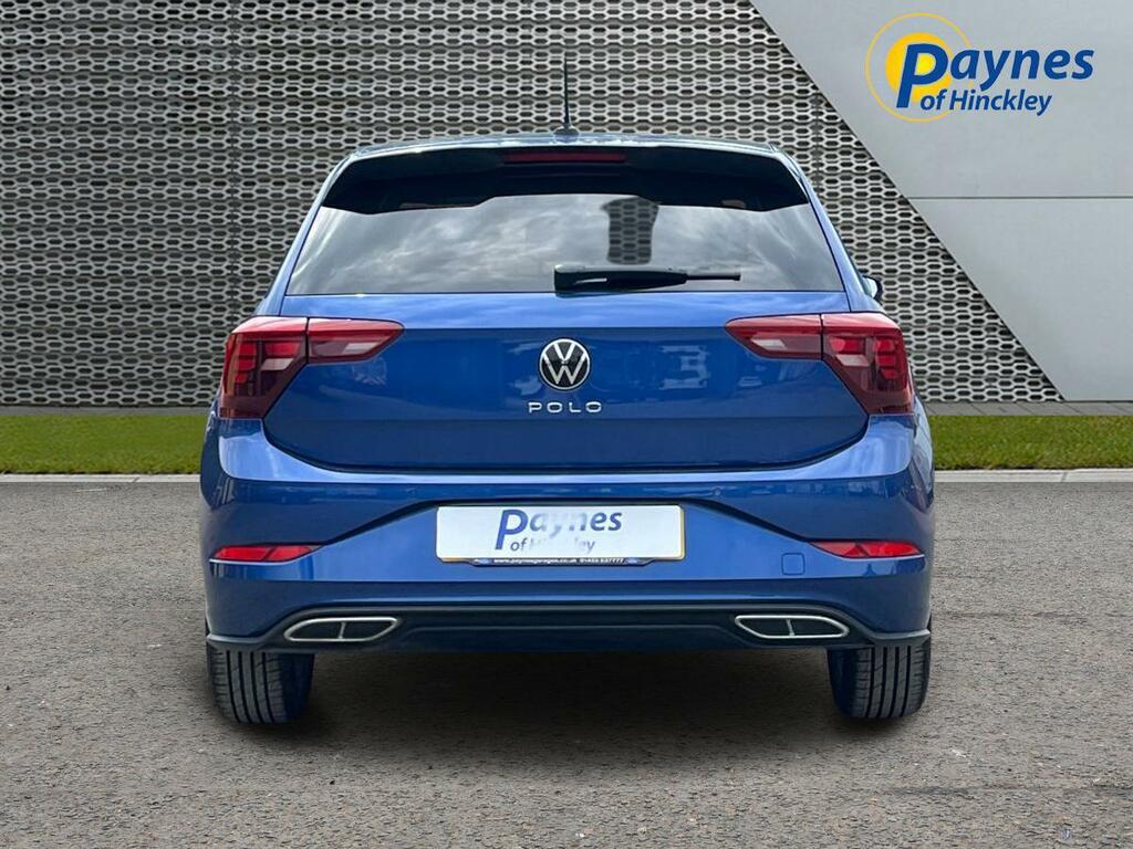 Volkswagen Polo 1.0 Tsi R-line Euro 6 Ss Blue #4