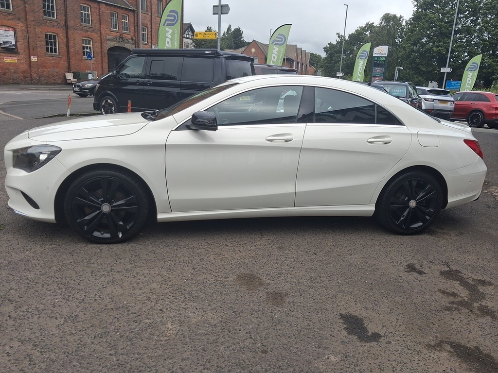 Mercedes-Benz CLA Class 1.6 Cla180 Sport Coupe Euro 6 S White #5