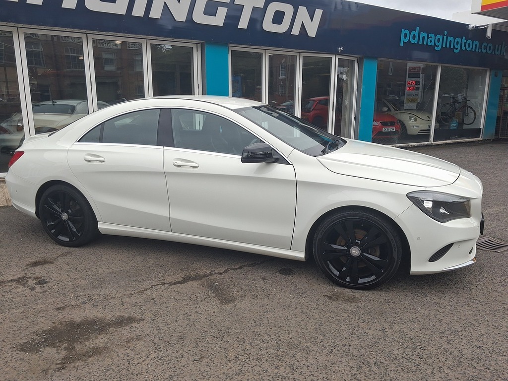 Mercedes-Benz CLA Class 1.6 Cla180 Sport Coupe Euro 6 S White #2