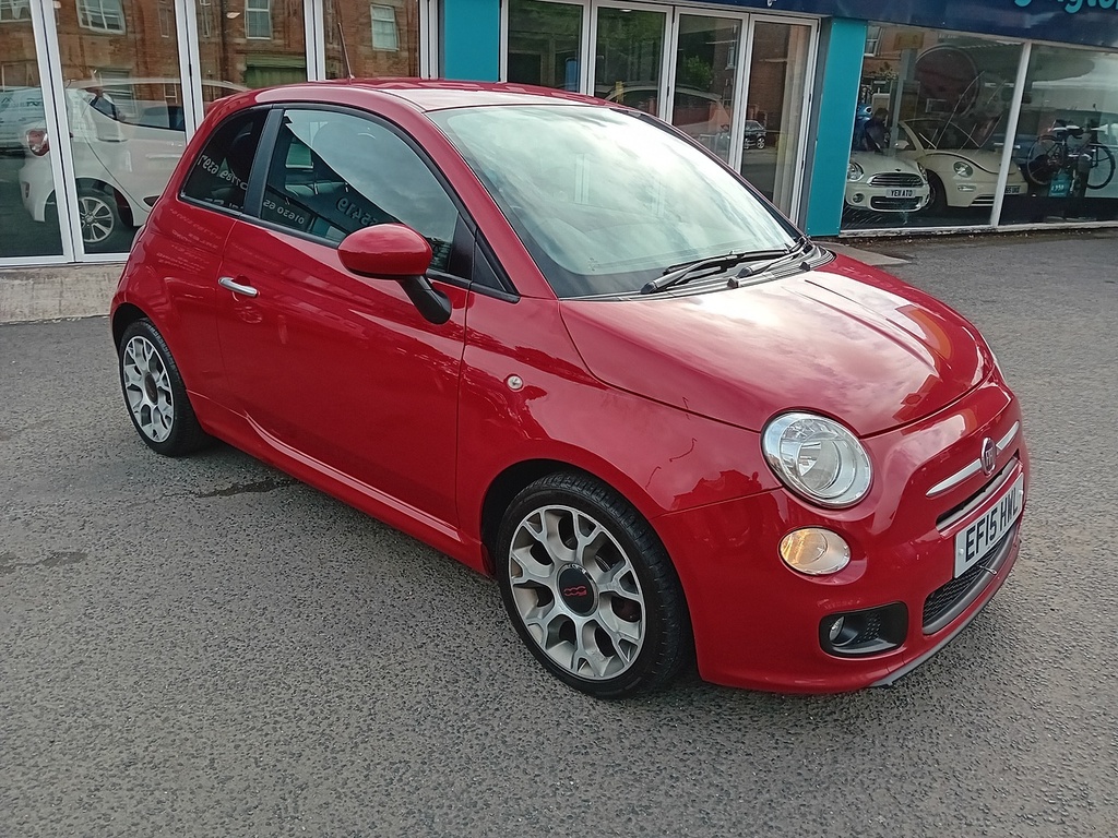 Fiat 500 0.9 Twinair S Hatchback Euro 6 EF15HWL Red #2