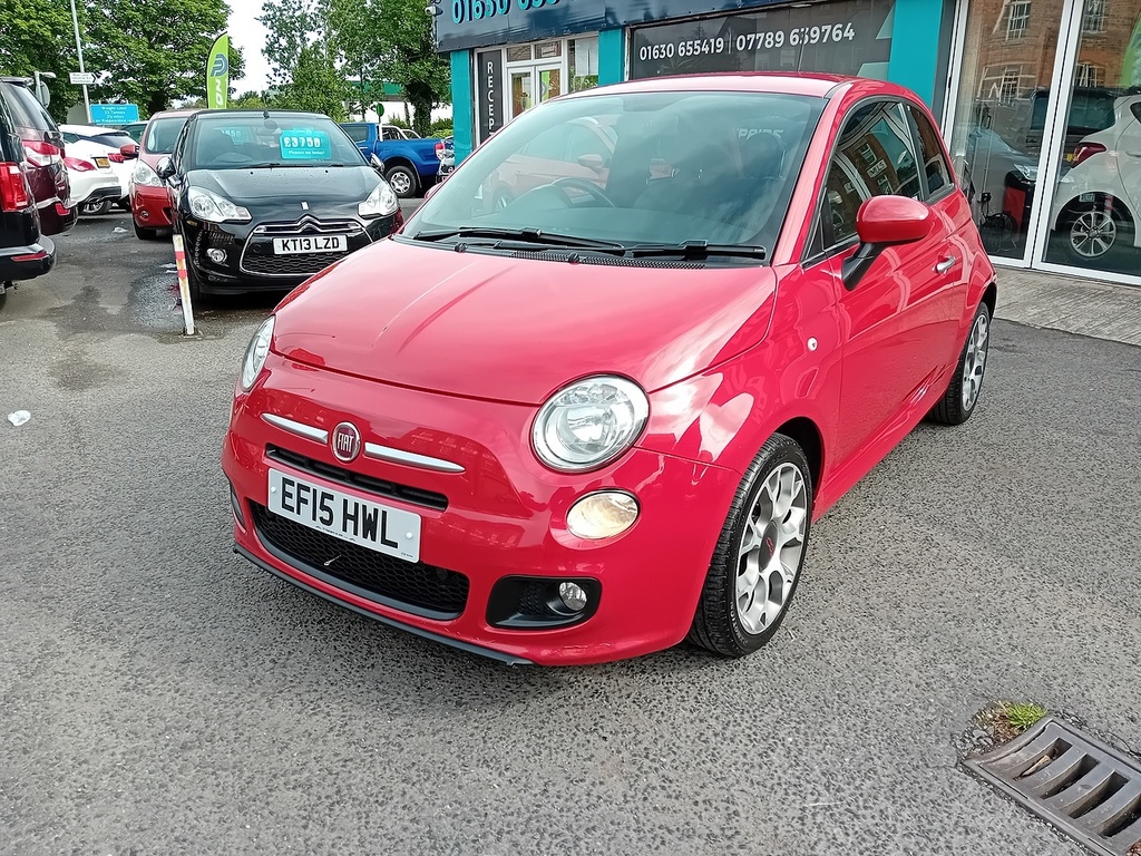 Fiat 500 0.9 Twinair S Hatchback Euro 6 EF15HWL Red #4