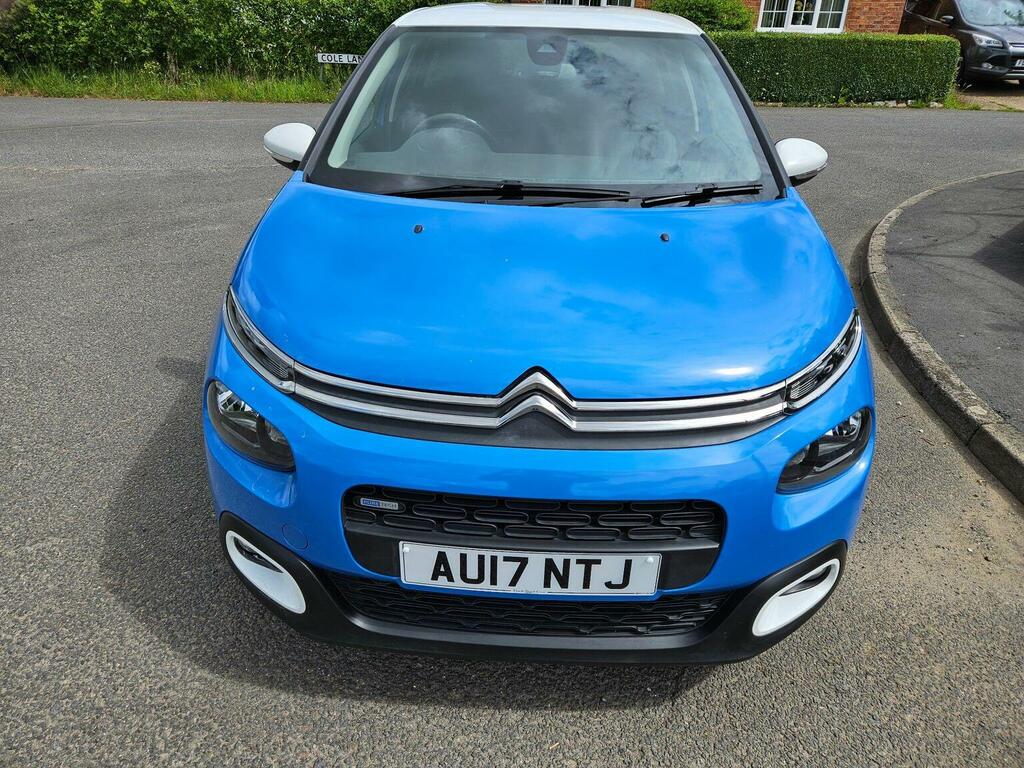 Citroen C3 Hatchback 1.2 Puretech Flair Euro 6 201717 AU17NTJ Blue #4