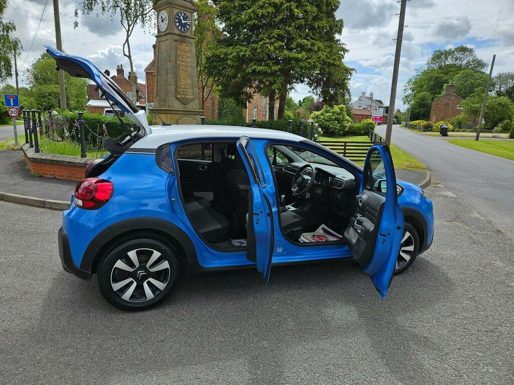Citroen C3 Hatchback 1.2 Puretech Flair Euro 6 201717 AU17NTJ Blue #3