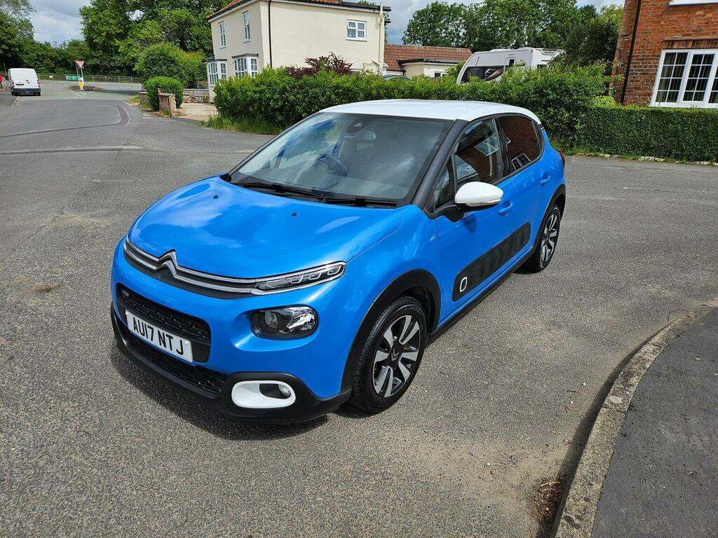 Citroen C3 Hatchback 1.2 Puretech Flair Euro 6 201717 AU17NTJ Blue #5