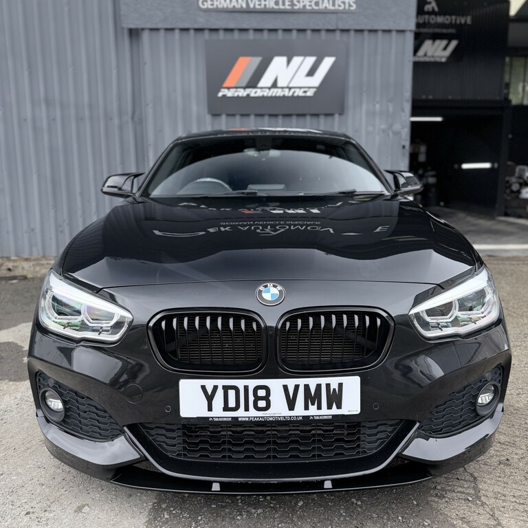 BMW 1 Series 2.0 125D M Sport 3-Door YD18VMW Black #3