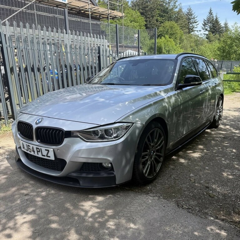 BMW 3 Series 320D Efficientdynamics White #1