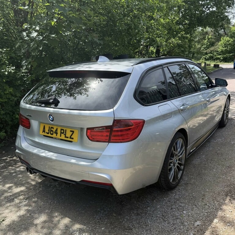 BMW 3 Series 320D Efficientdynamics White #2