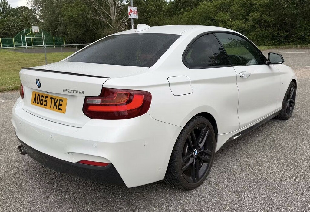 BMW 2 Series Gran Coupe 2.0 220D M Sport Coupe White #2