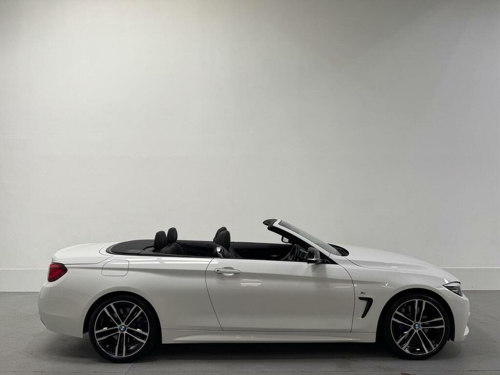 BMW 4 Series Convertible 2.0 420I Gpf M Sport Euro 6 Ss YG69FTT White #4