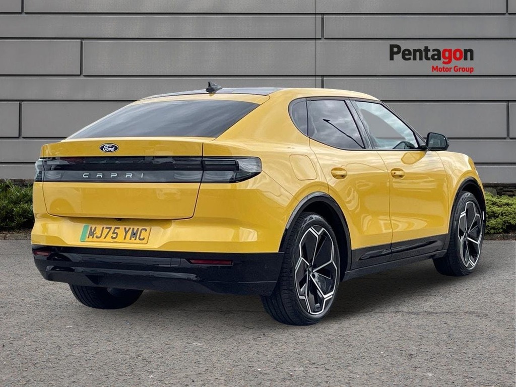 Ford Capri Extended Range 79Kwh Premium Suv MJ75YMC Yellow #4