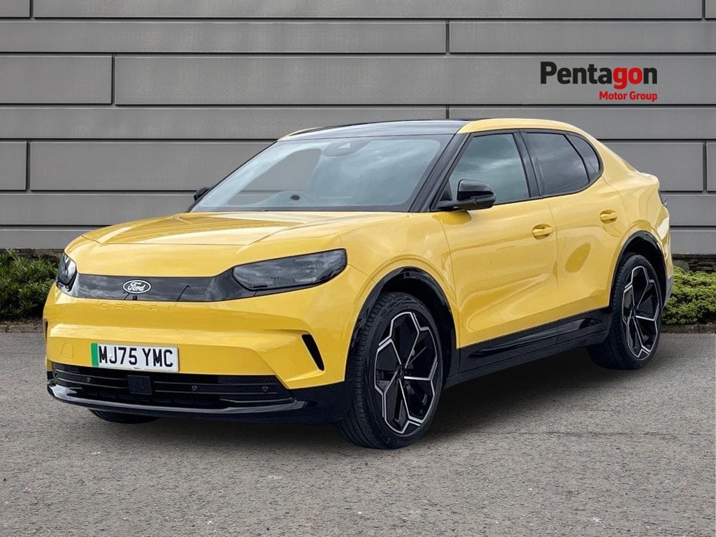 Ford Capri Extended Range 79Kwh Premium Suv MJ75YMC Yellow #3