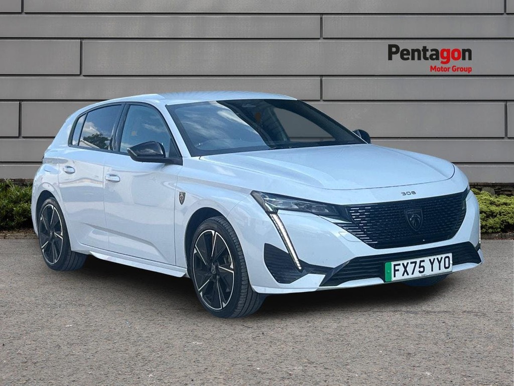 Peugeot 308 54Kwh Gt Hatchback 156 Ps White