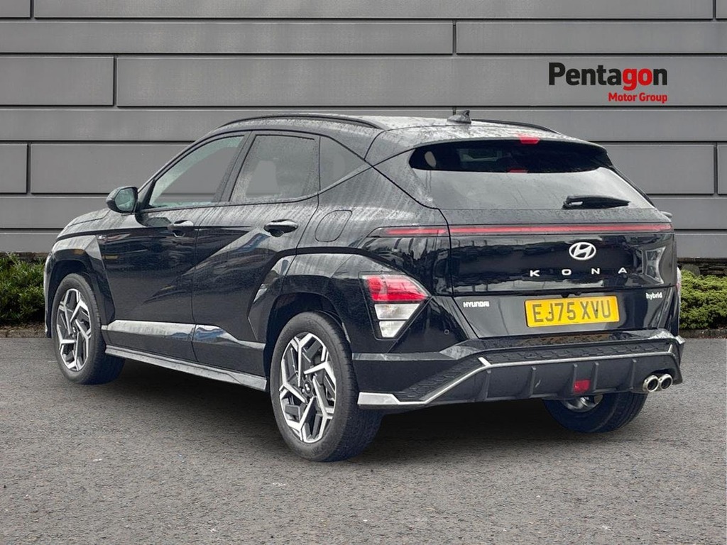 Hyundai Kona 1.6 H Gdi N Line Suv Hybrid Dct Euro 6 EJ75XVU Black #2