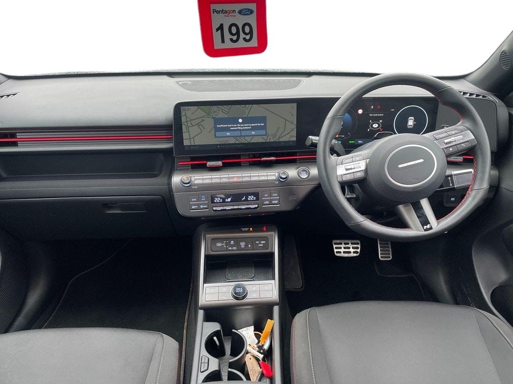 Hyundai Kona 1.6 H Gdi N Line Suv Hybrid Dct Euro 6 EJ75XVU Black #6