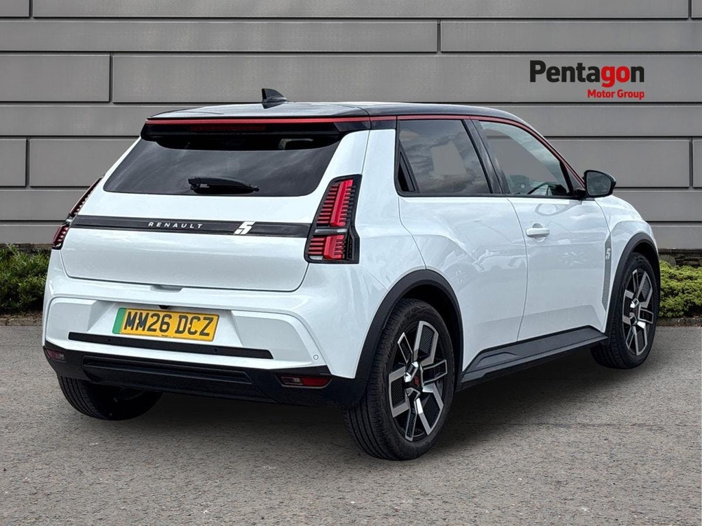 Renault 5 E-Tech Comfort Range 52Kwh Techno Plus Hatchback Elec MM26DCZ White #4
