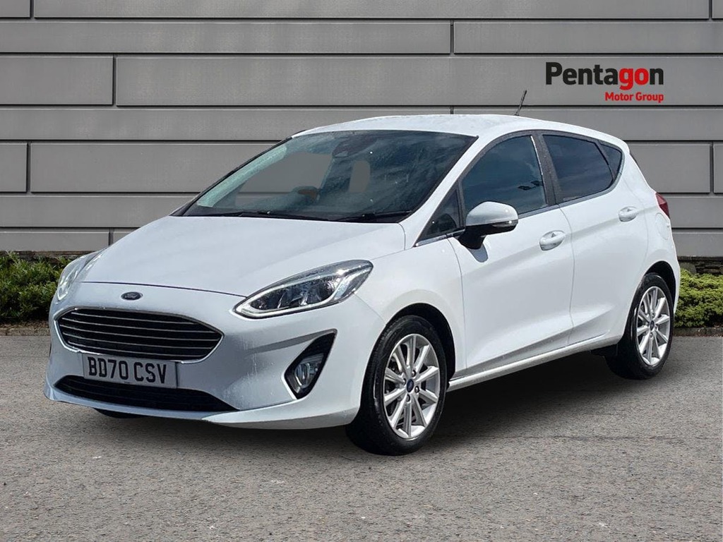 Ford Fiesta 1.0T Ecoboost Mhev Titanium Hatchback M BD70CSV White #3