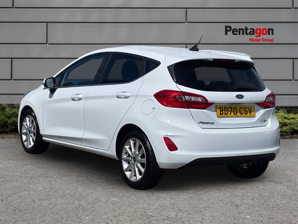 Ford Fiesta 1.0T Ecoboost Mhev Titanium Hatchback M BD70CSV White #2