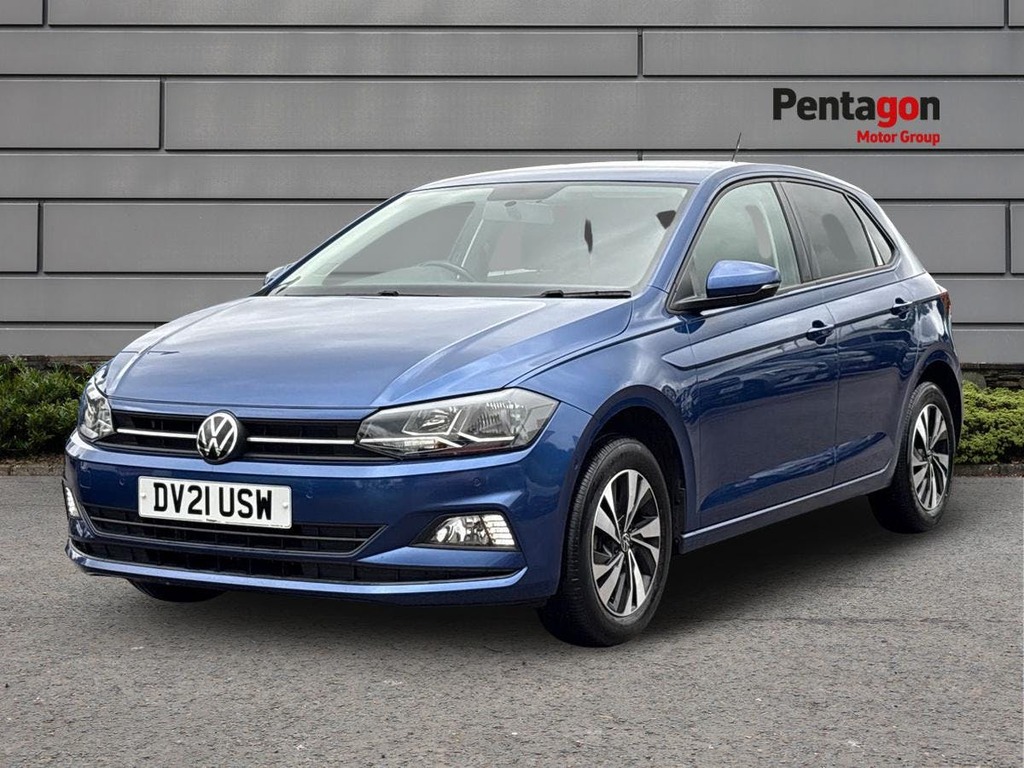 Volkswagen Polo 1.0 Evo Match Hatchback Euro 6 DV21USW Blue #3