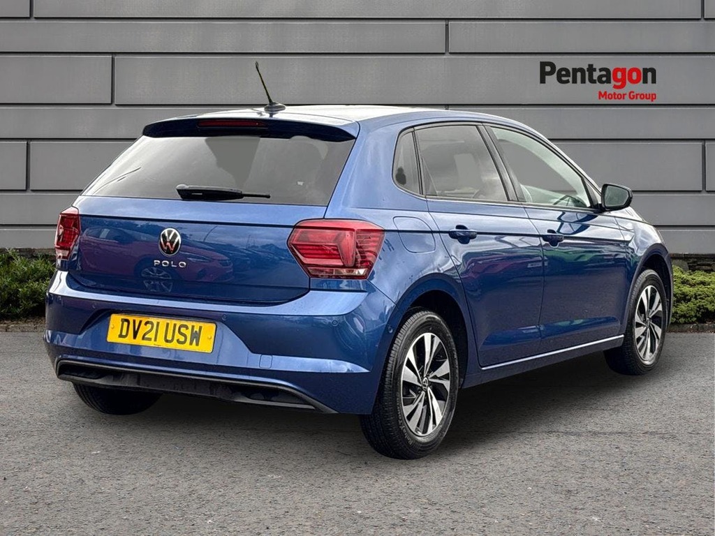 Volkswagen Polo 1.0 Evo Match Hatchback Euro 6 DV21USW Blue #4