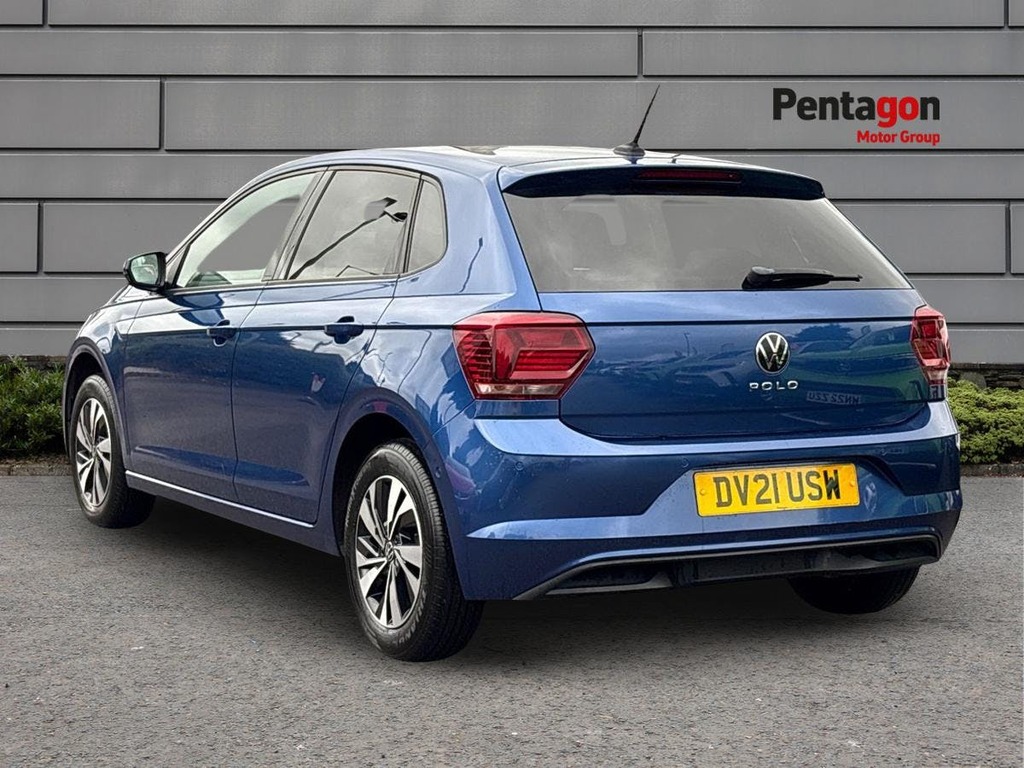 Volkswagen Polo 1.0 Evo Match Hatchback Euro 6 DV21USW Blue #2