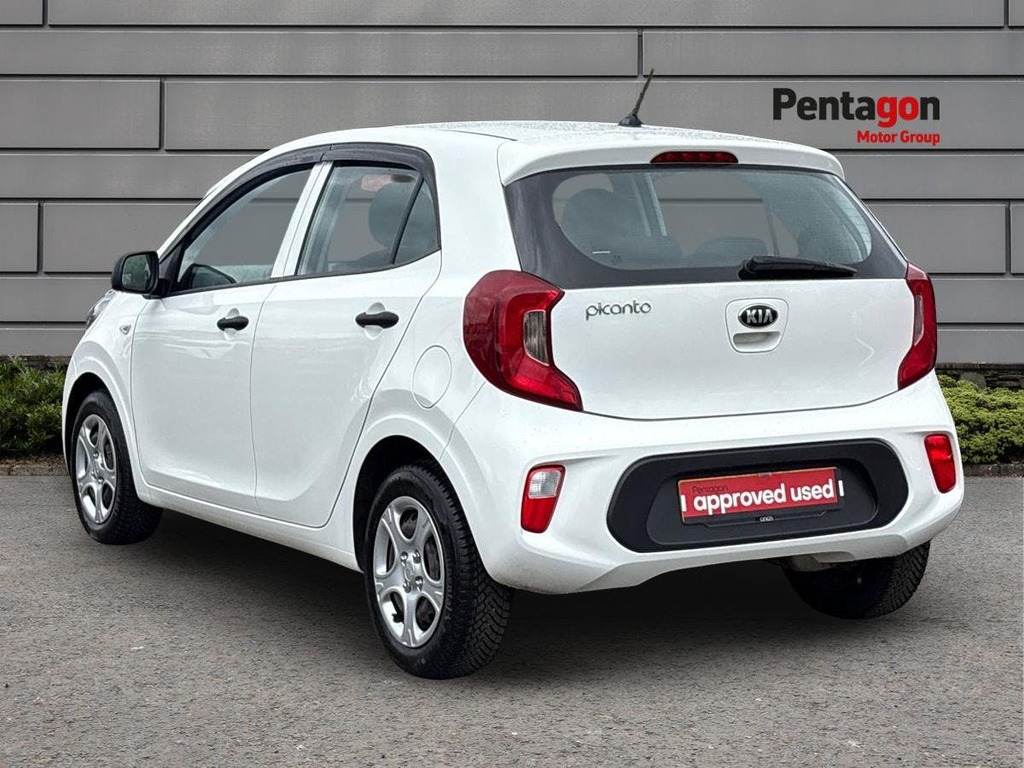 Kia Picanto 1.0 1 Hatchback Euro 6 66 Bhp WM67OKA White #2