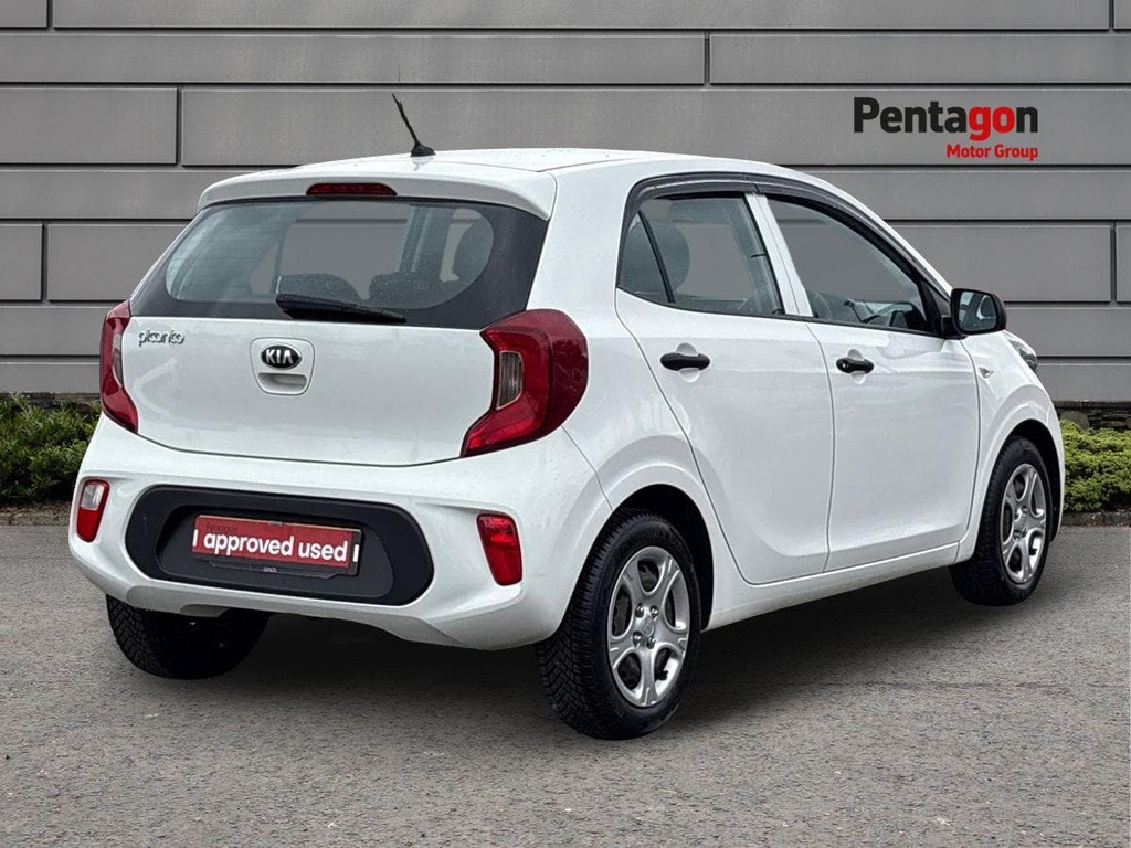 Kia Picanto 1.0 1 Hatchback Euro 6 66 Bhp WM67OKA White #4