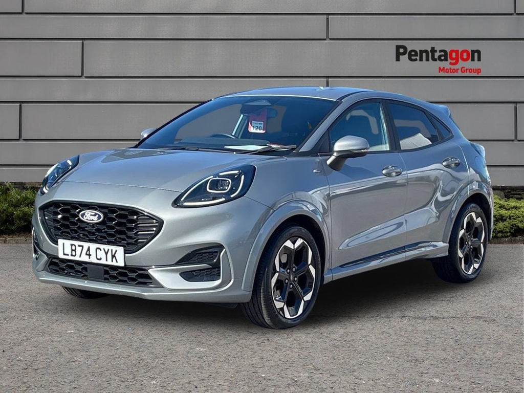 Ford Puma 1.0T Ecoboost Mhev St Line X Suv Hybrid LB74CYK Silver #3