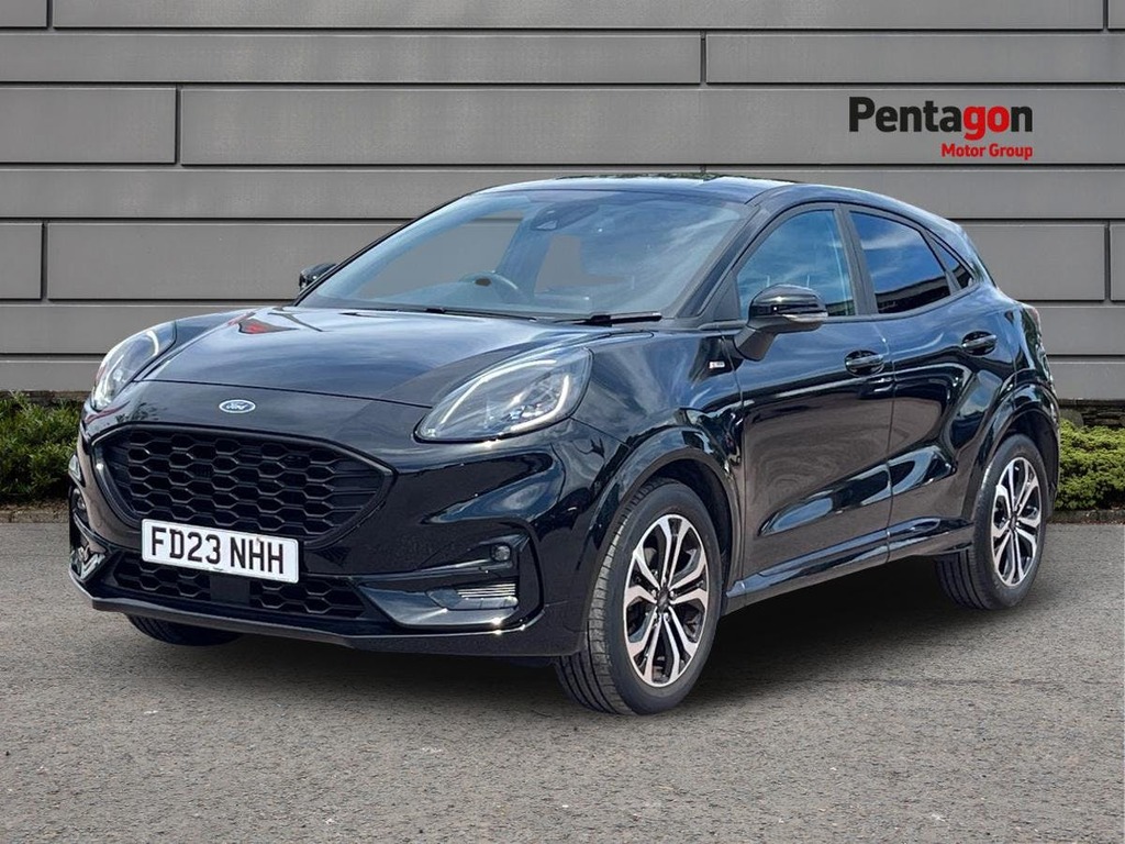 Ford Puma 1.0T Ecoboost Mhev St Line Suv Hybrid M FD23NHH Black #3